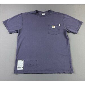 Rare Vintage Y2K Carhartt Workwear Pocket Tee FR Sun Fade Medium Hype Streetwear